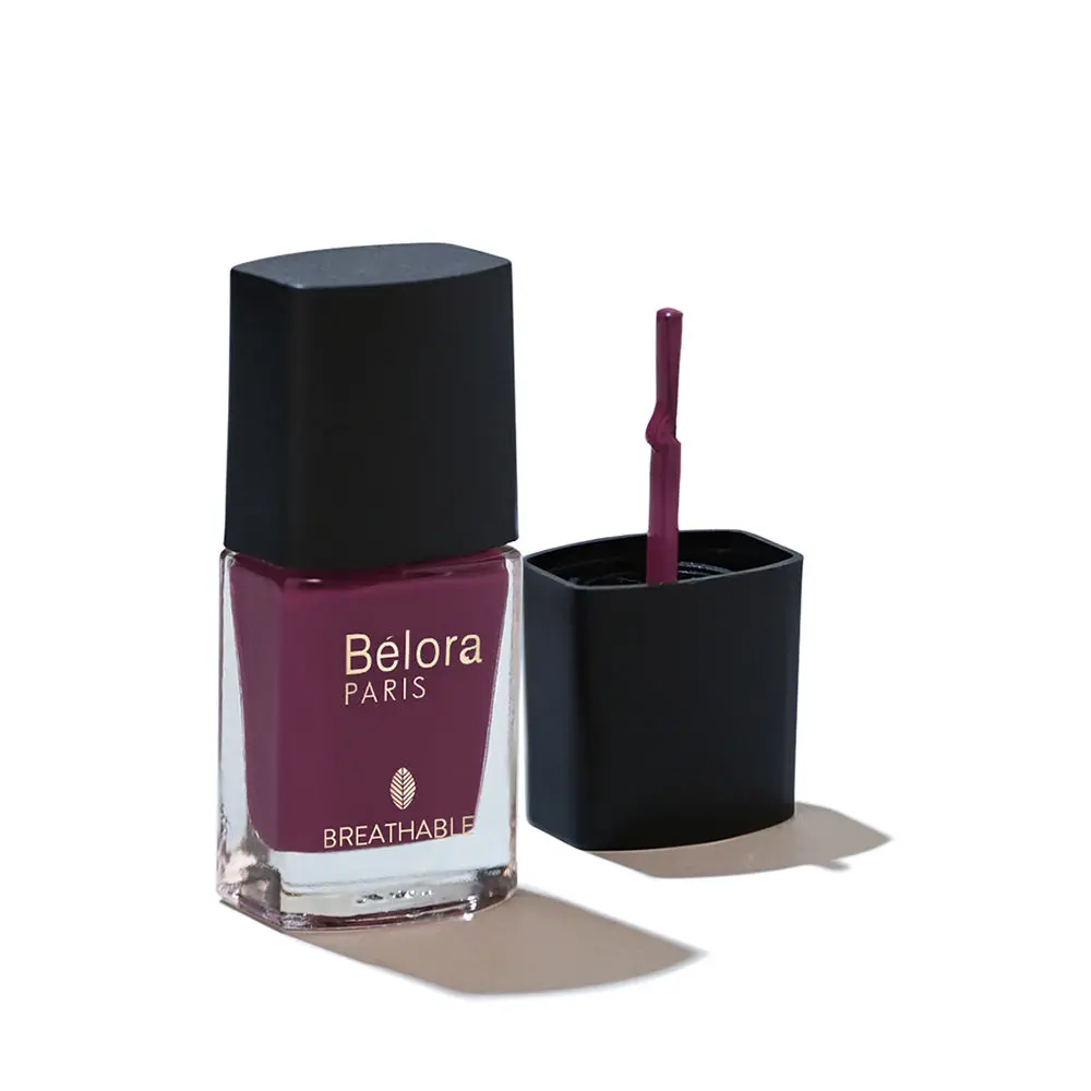 Belora Paris Breathable Made Safe Longstay Nail Polish 17 Plumy Plum