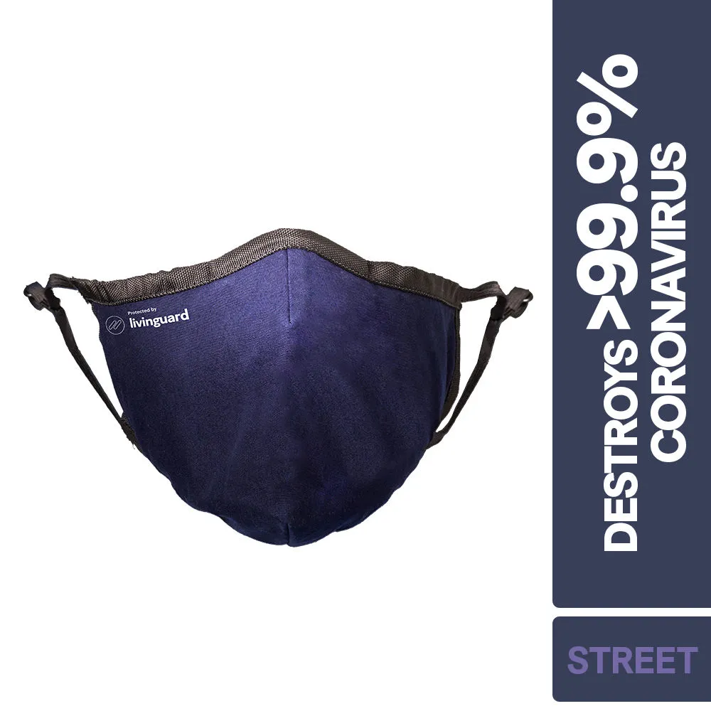 Livinguard Face Mask Street (L) - Bombay Blue