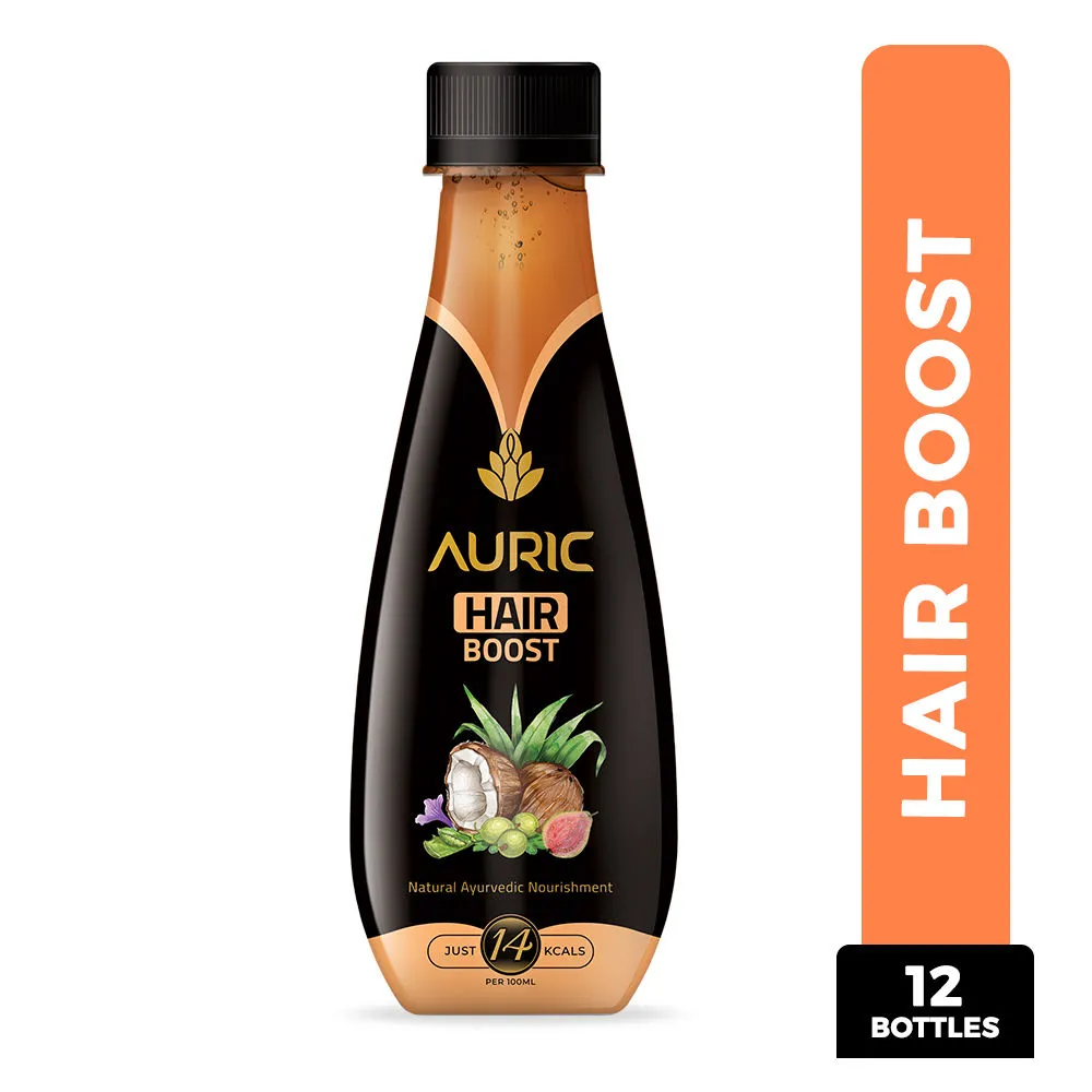 Auric Hair Care Drink - For Hair Fall - Pack Of 12