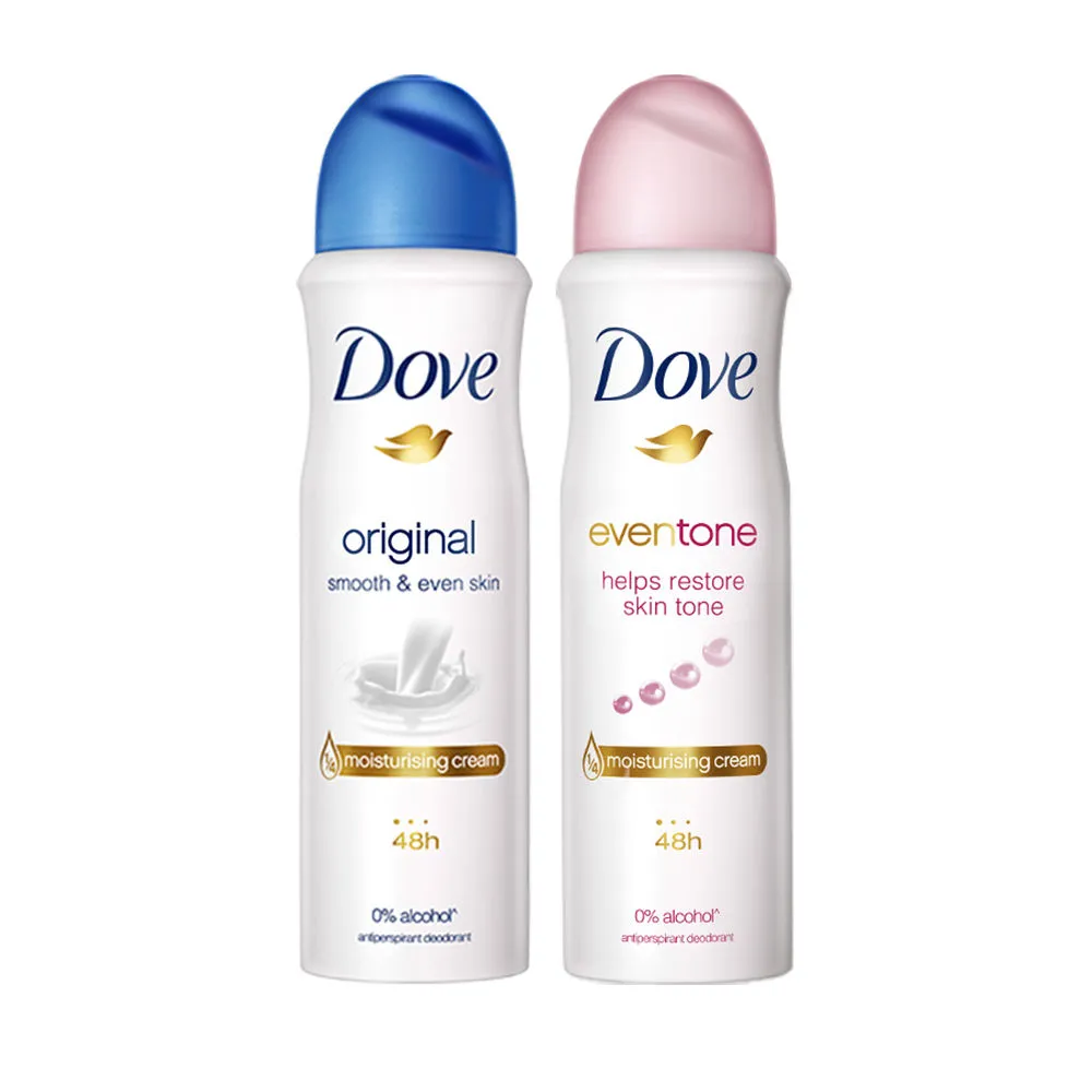 Dove Original & Eventone Deodorant For Women Combo