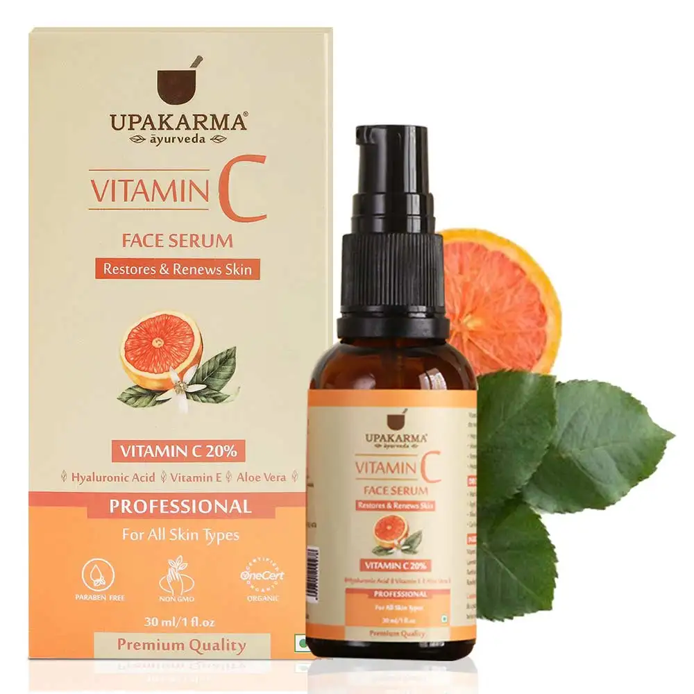 Upakarma Ayurveda Vitamin C Face Serum,  30 ml  Restore and Renews Skin