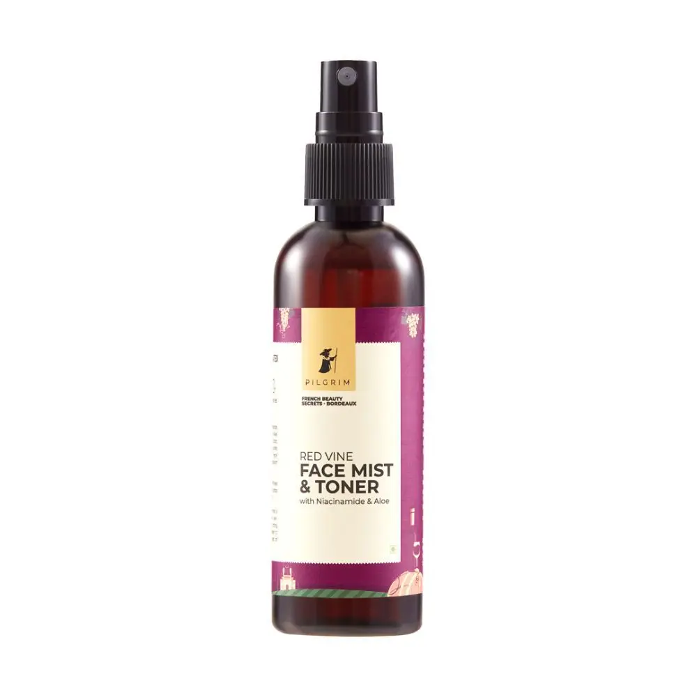 Pilgrim Red Vine Face Mist & Toner With Niacinamide & Aloe (100 ml)