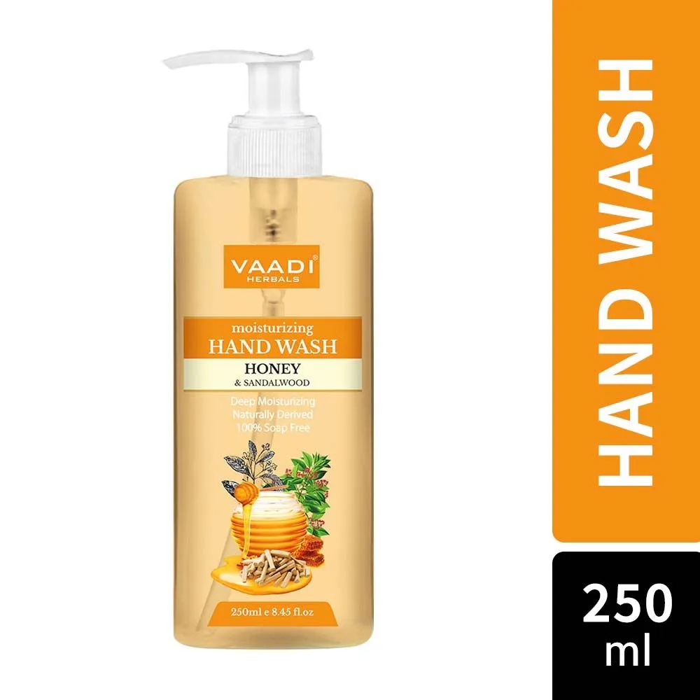 Vaadi Herbals Deep Moisturizing Honey & Sandalwood Hand Wash