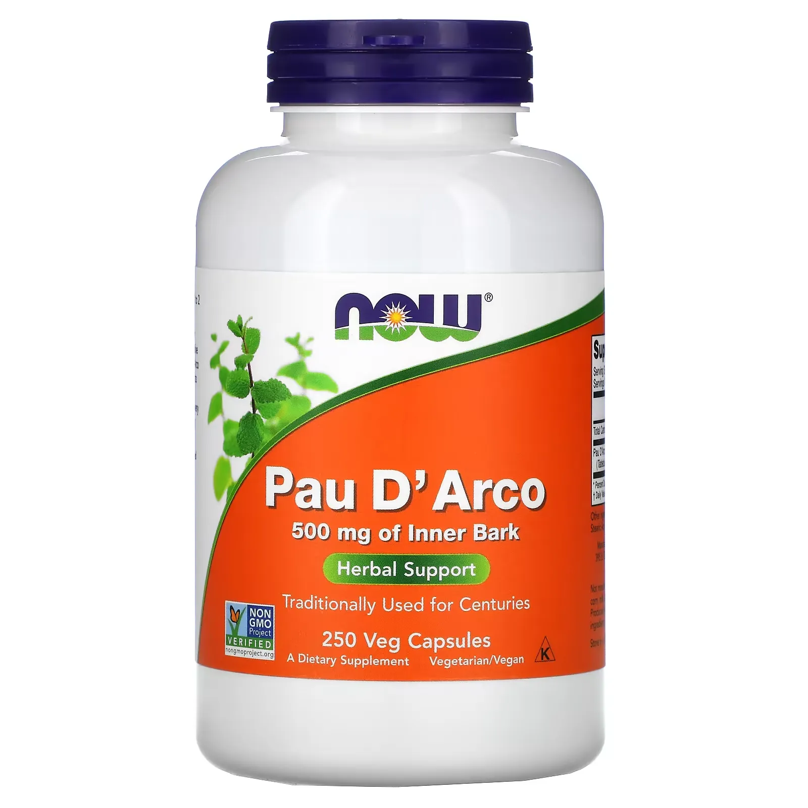 Pau D' Arco, 500 mg, 250 Veg Capsules