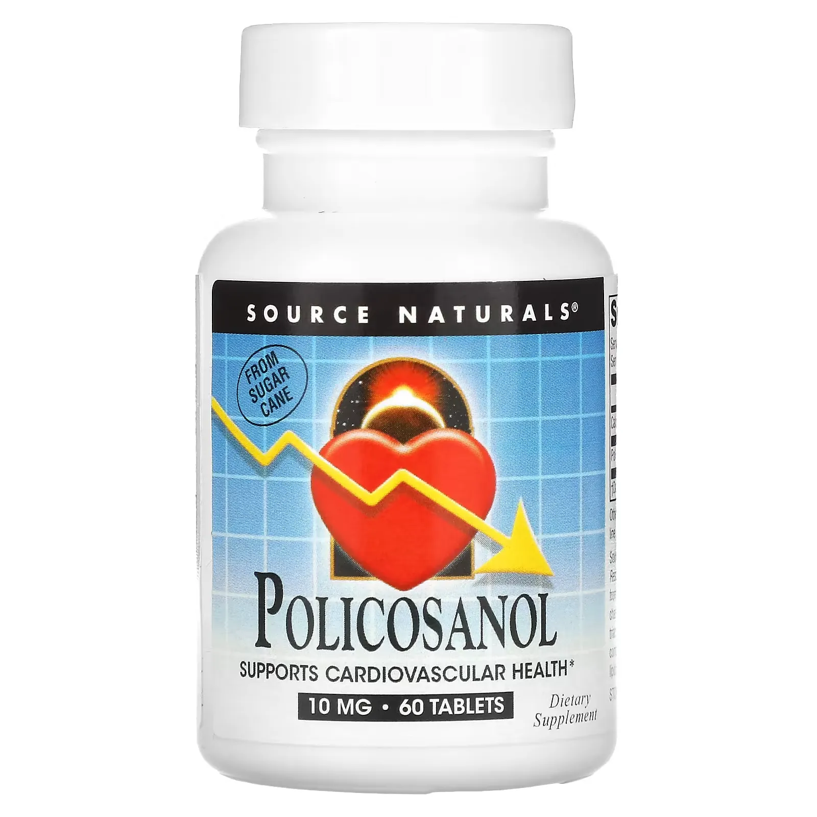 Policosanol, 10 mg, 60 Tablets