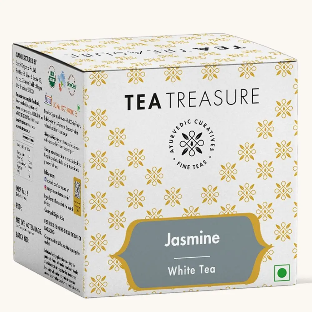 Tea Treasure jasmine white Tea - 10 Tea Bag