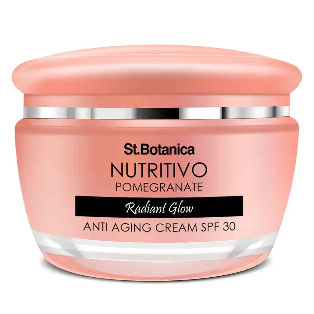 St.Botanica Pomegranate Radiant Glow Anti Aging Cream,  50 g  with SPF 30