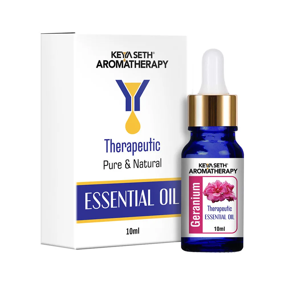 Keya Seth Aromatherapy Geranium Essential Oil