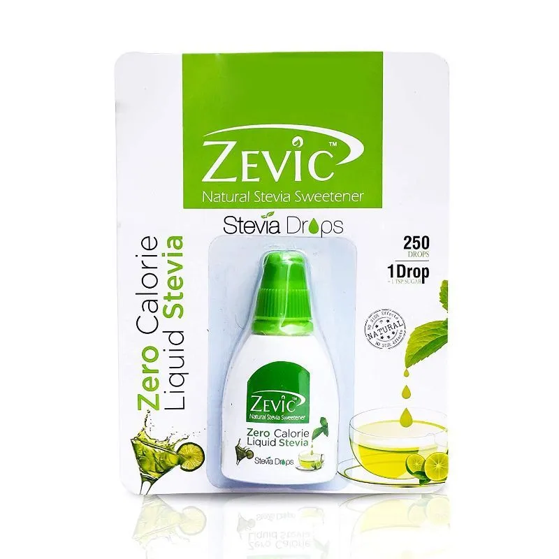 Zevic Stevia Zero Calorie Liquid 250 Drops