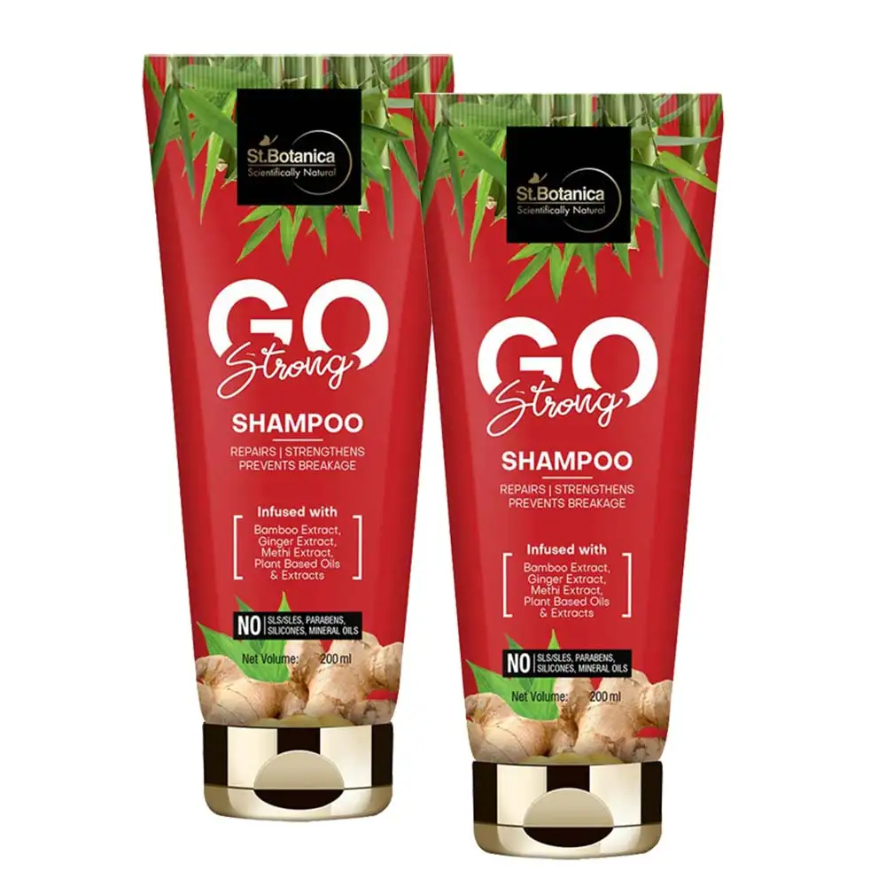 St.Botanica Go Strong Shampoo + Conditioner,  2 Piece(s)/Pack  200 ml Each