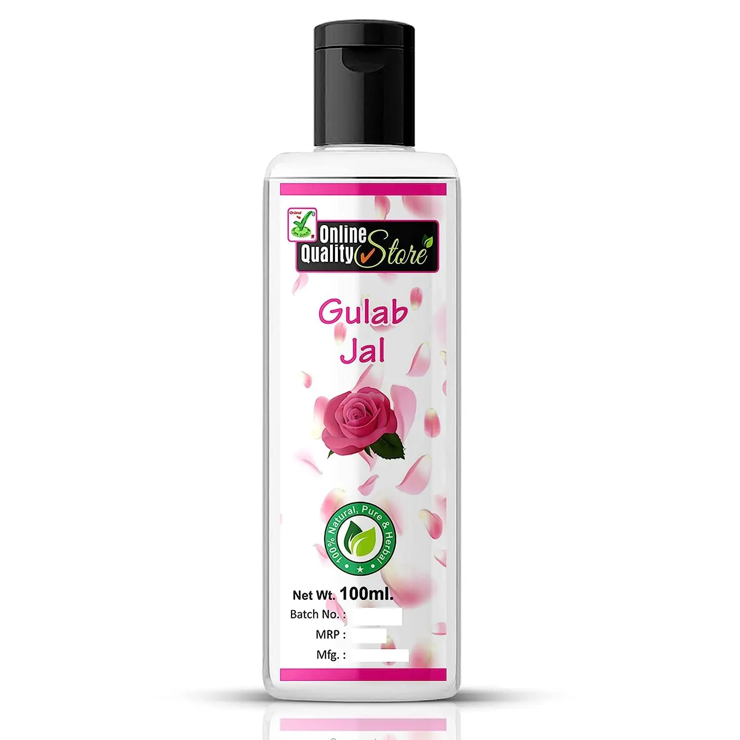 Online Quality Store Rose Water - 100 g |Pure Rose Water |gulab jal |Rose Water Face Toner |Pure rose water |pure gulab jal{gulabjal100}