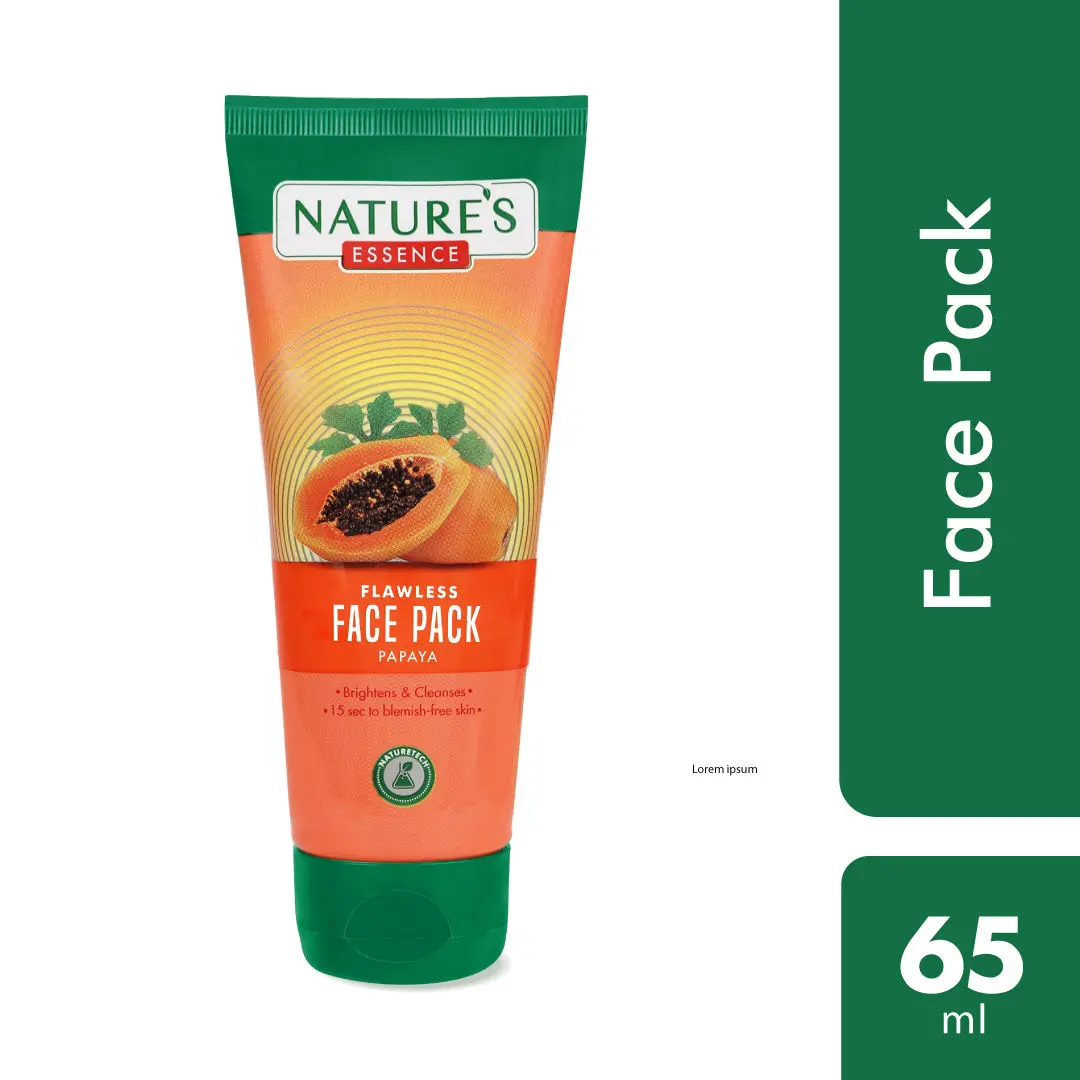 Nature's Essence Flawless Papaya Face Pack (65 ml) - 50ml