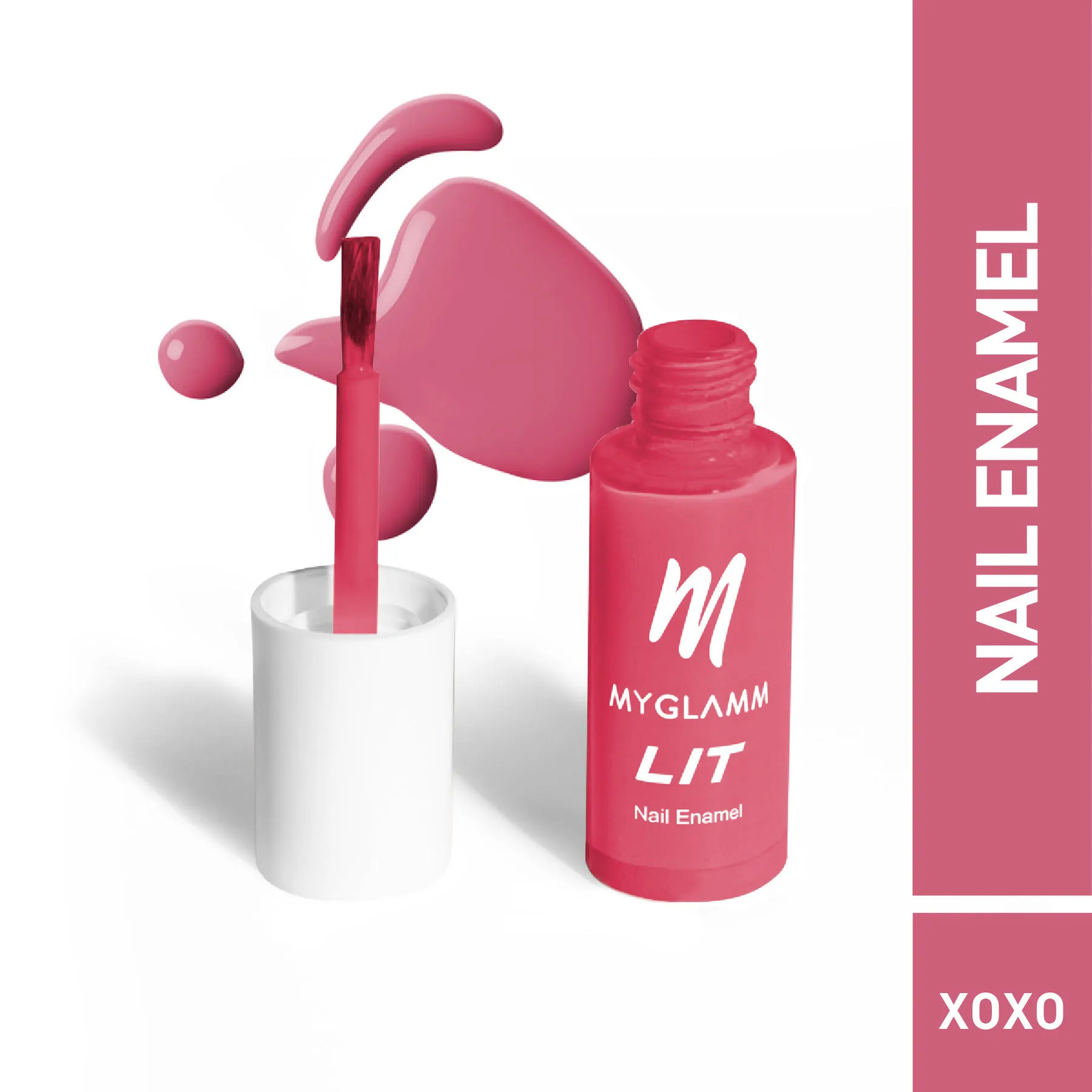 MyGlamm LIT Nail Enamel - Xoxo