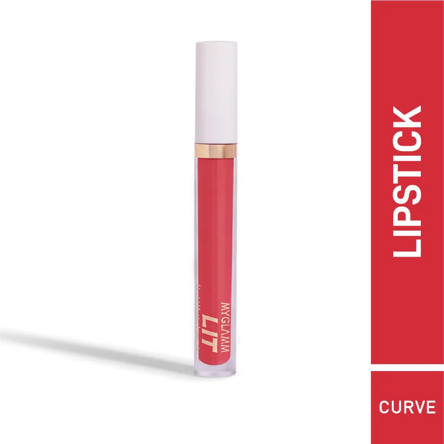 MyGlamm Lit Liquid Matte Lipstick-Curve