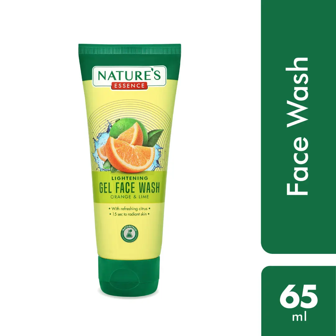 Nature's Essence lightening gel face wash orange & lime 65ml