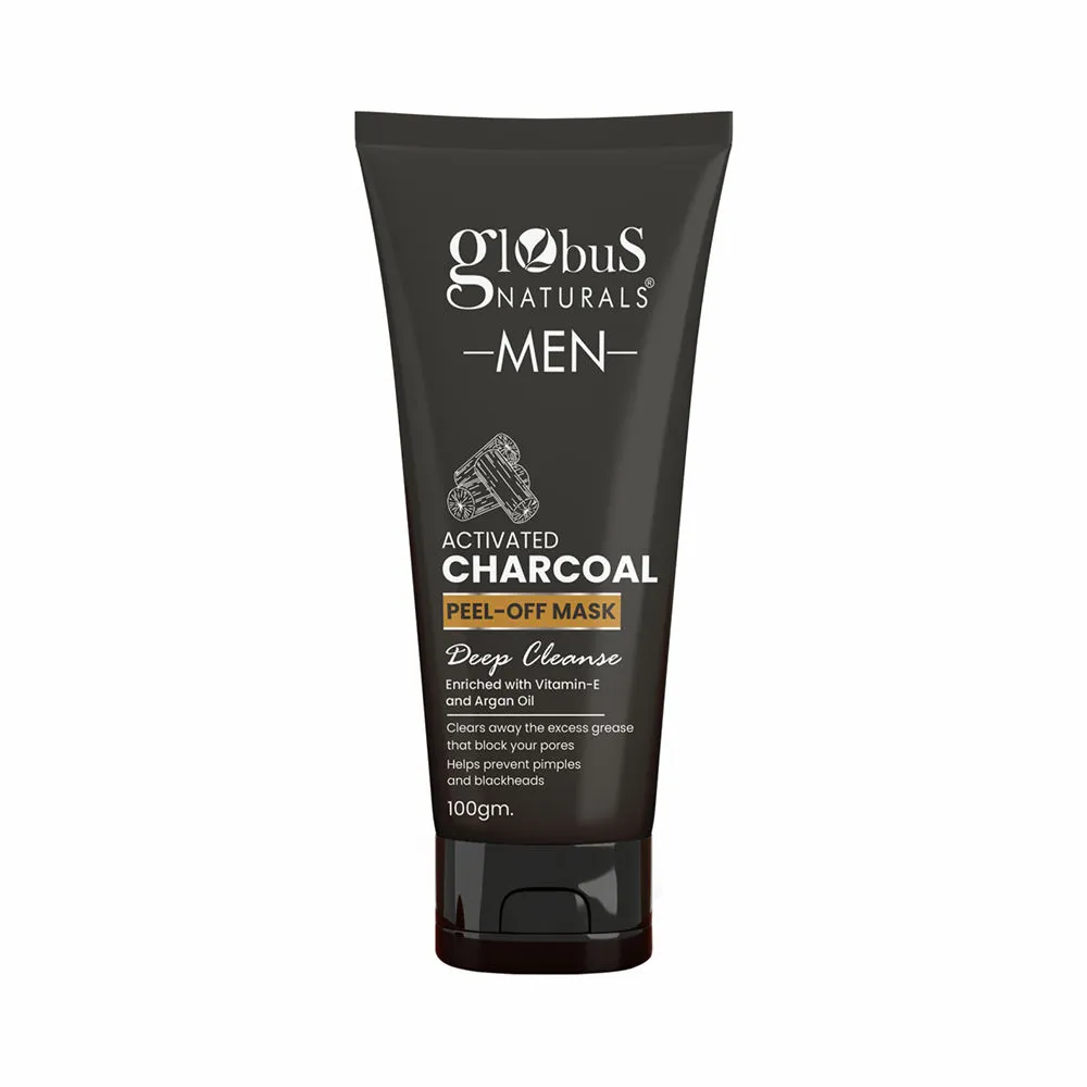 Globus Naturals Men Activated Charcoal Peel Off Mask