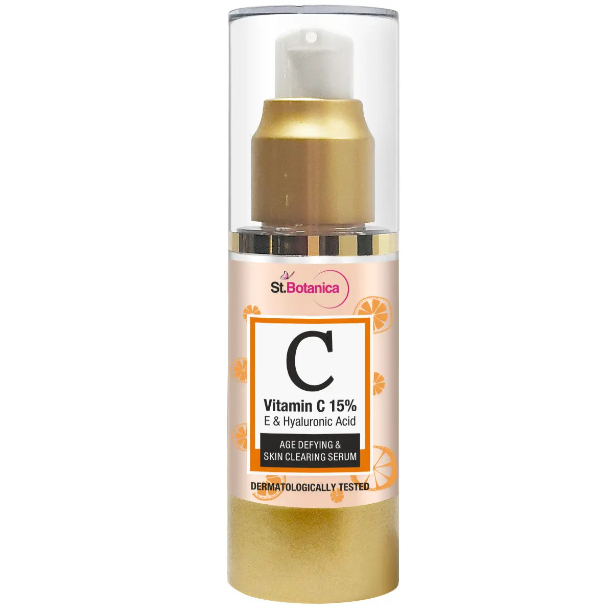 St.Botanica Vitamin C 15% + E Hyaluronic Acid Age Defying & Skin Clearing Serum (30 ml)