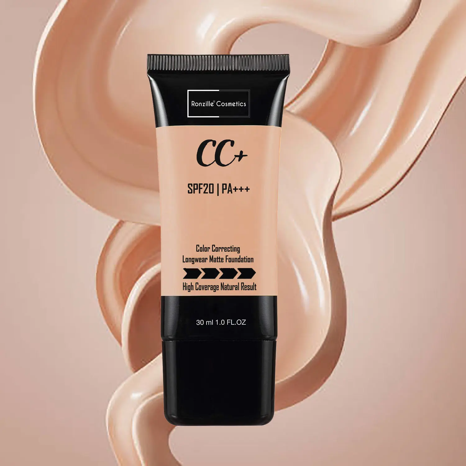 Ronzille Color Correcting Longwear Matte Foundation Tube 30 ml - 03