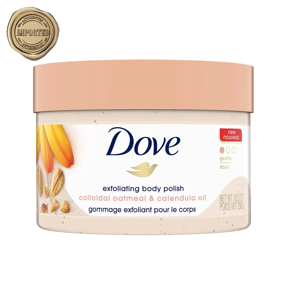 Dove Exfoliating Body Polish Scrub For Delicate Skin