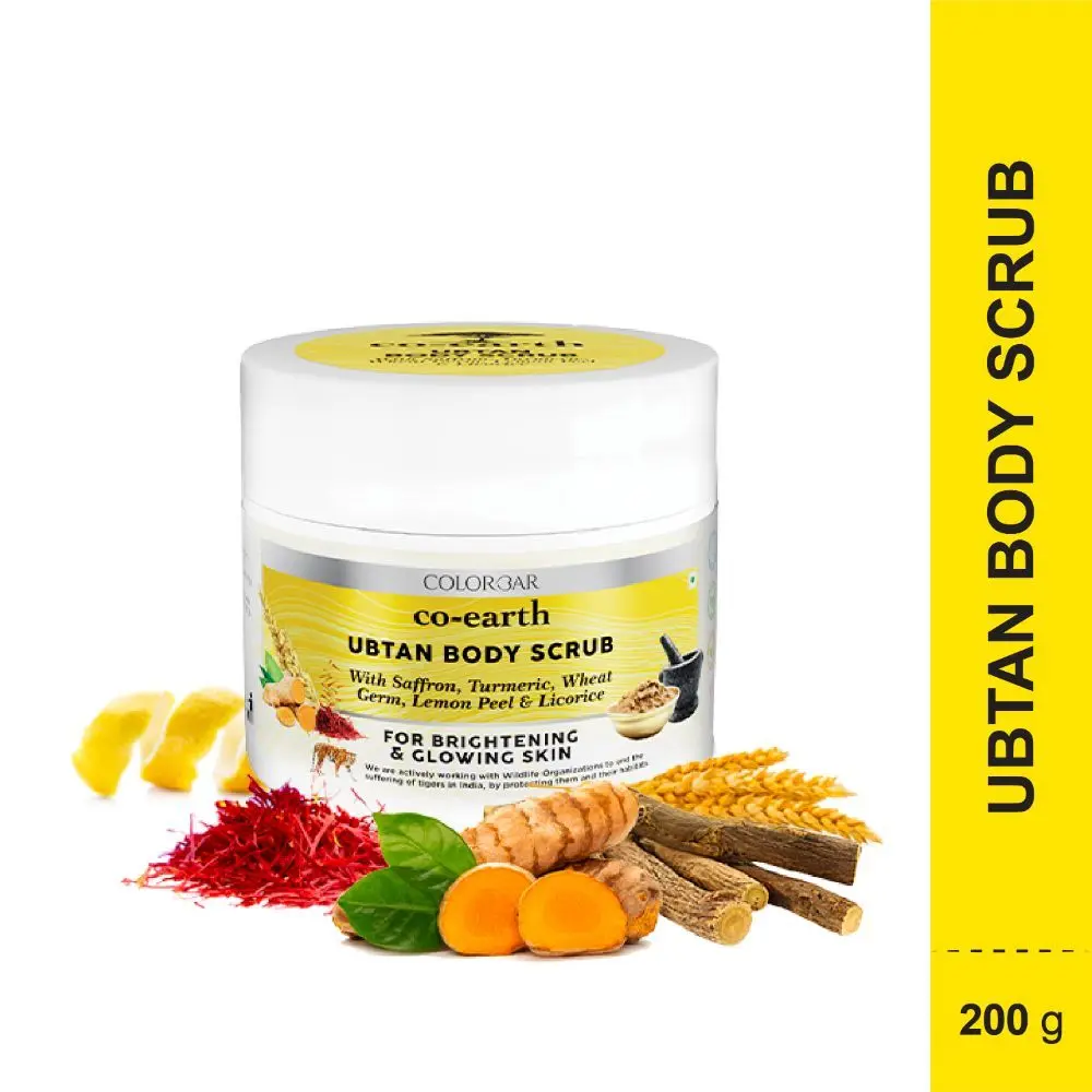 Colorbar Co-earth Ubtan Body Scrub-(200g)