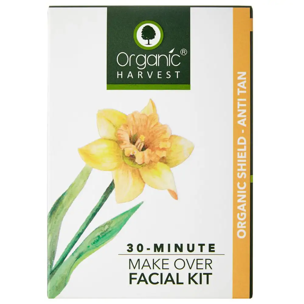 Organic Harvest Organic Shield Anti Tan Facial Kit,  50 g  for All Skin Types