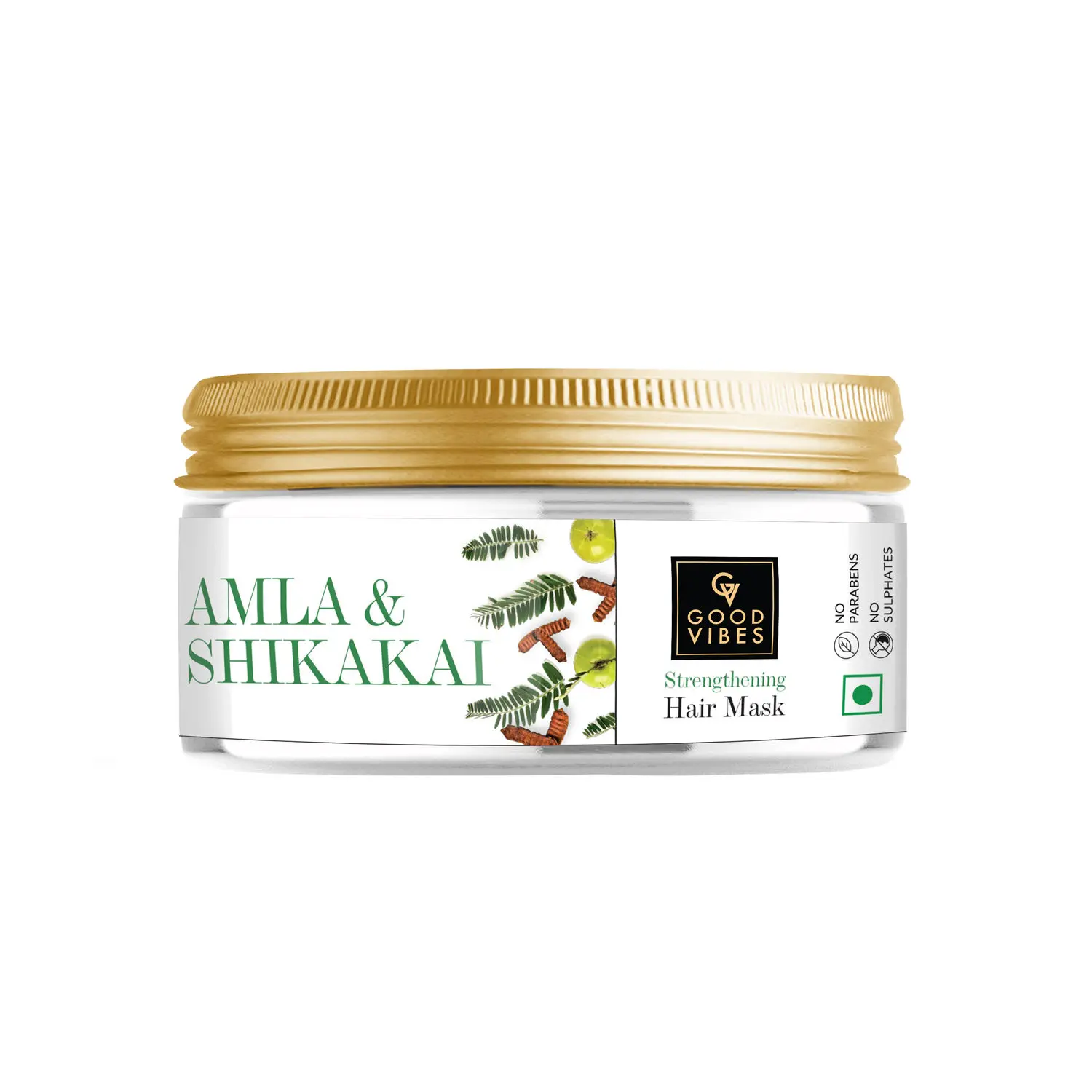 Good Vibes Amla & Shikakai Strengthening Hair Mask (200g)