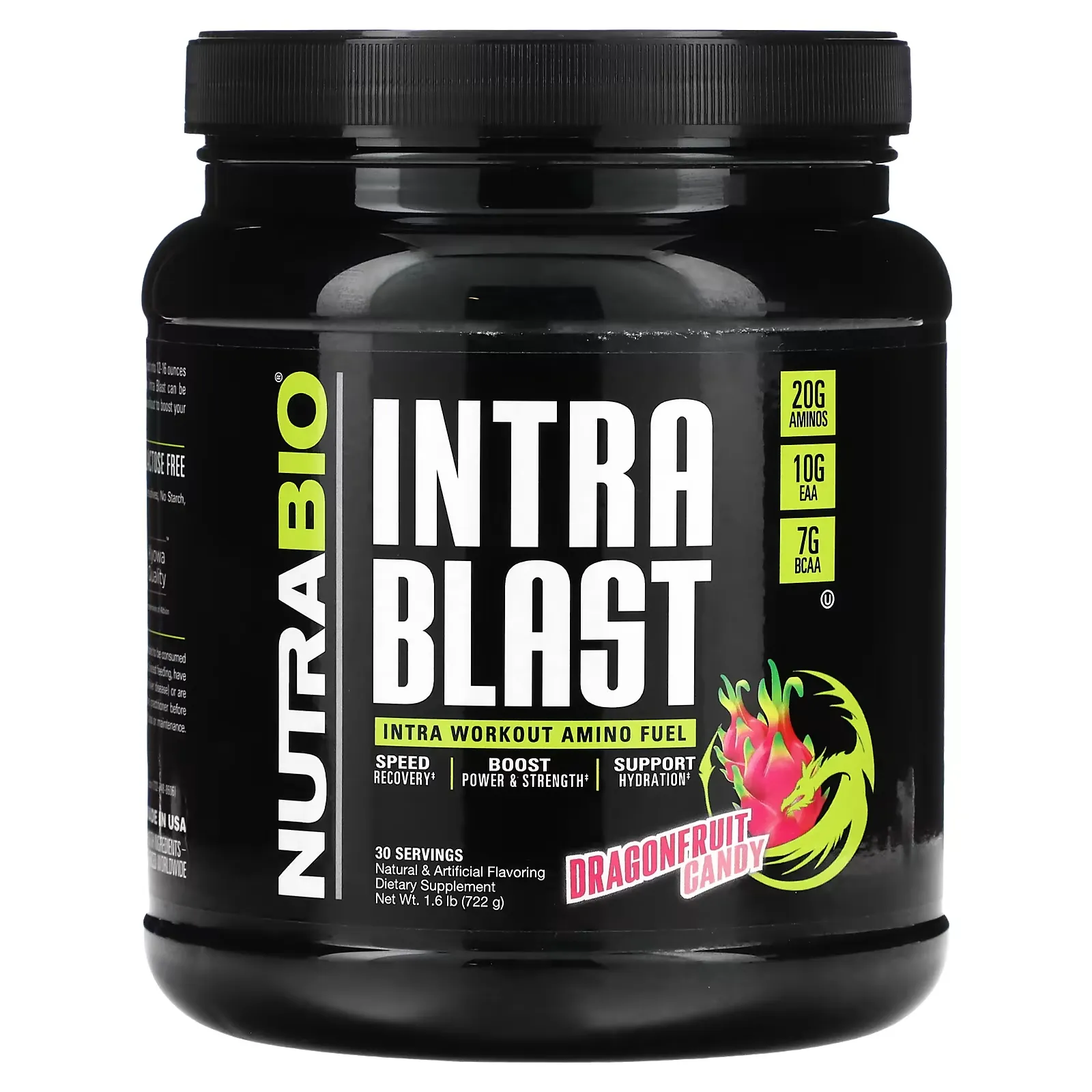 Intra Blast, Intra Workout Amino Fuel, Dragonfruit Candy, 1.6 lb (722 g)