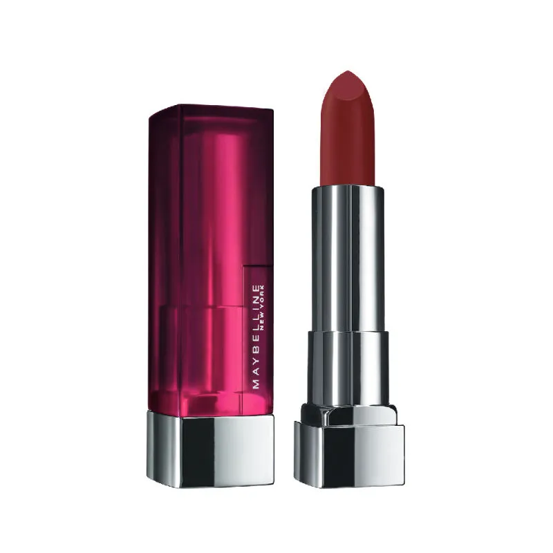 Maybelline New York Color Sensational Creamy Matte Lipstick - 696 Burgundy Blush