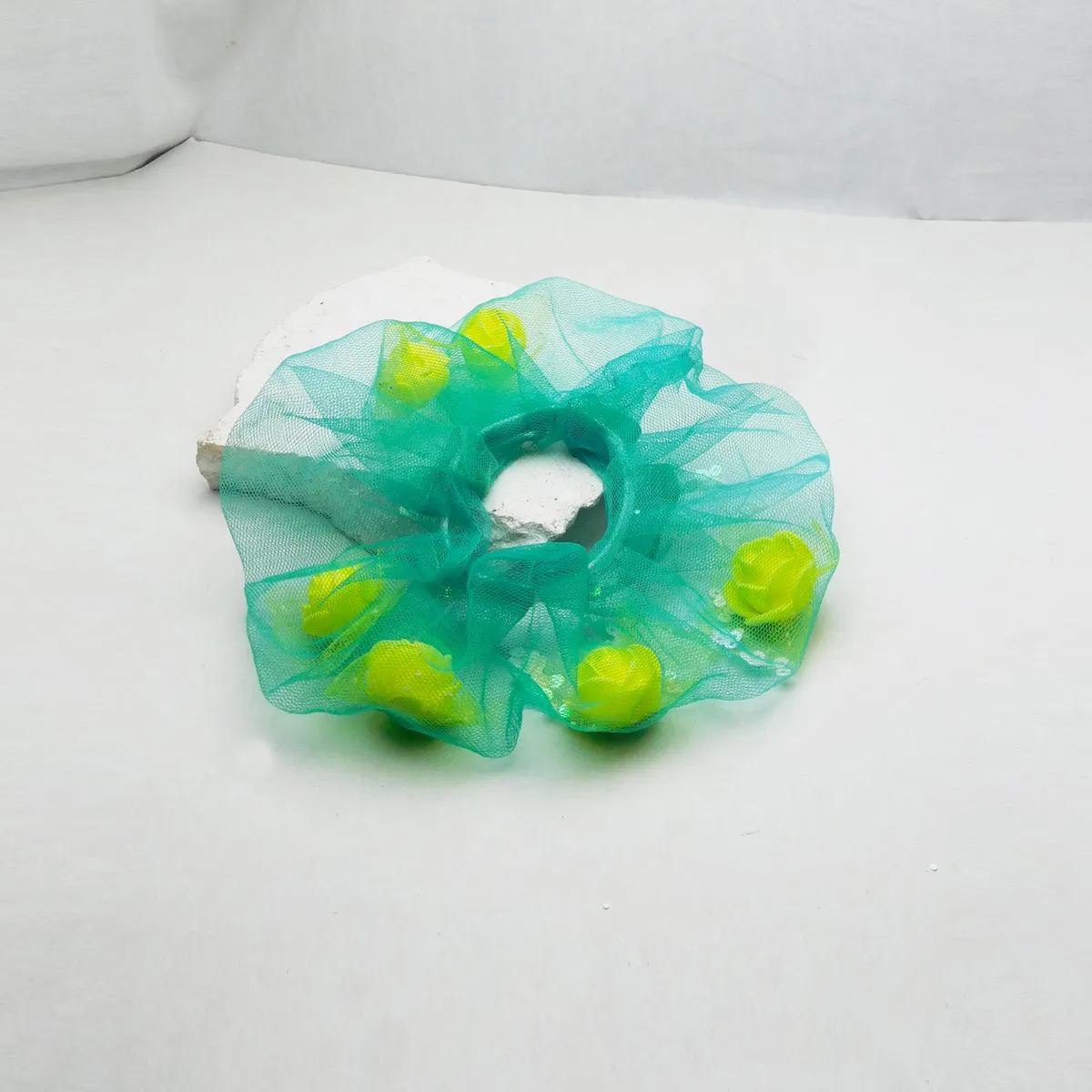 Soho Boho Studio Lemon Garden Scrunchie