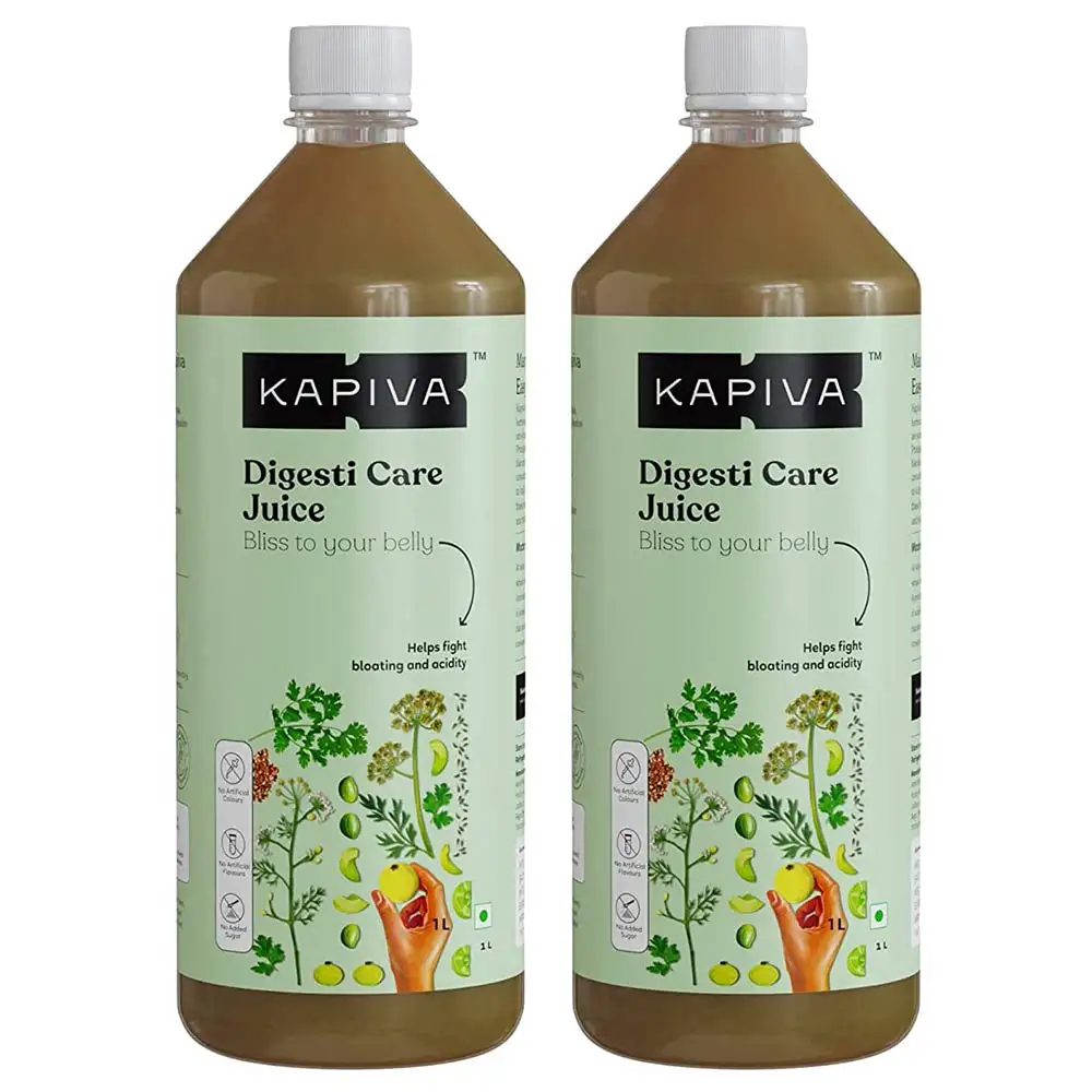 Kapiva Digesti Care Juice,  Unflavoured (Pack of 2)  1 L