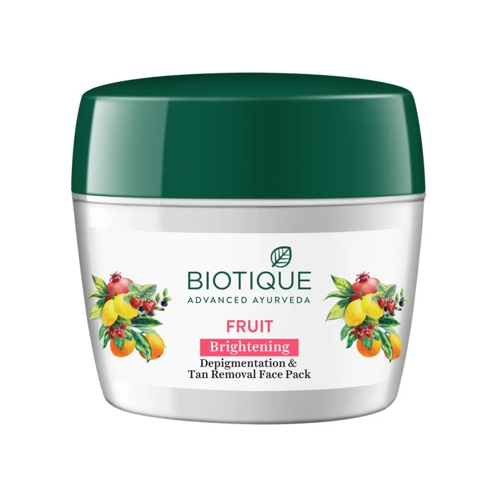 Biotique Fruit Brightening Depigmentation & Tan Removal Face Pack 235gm