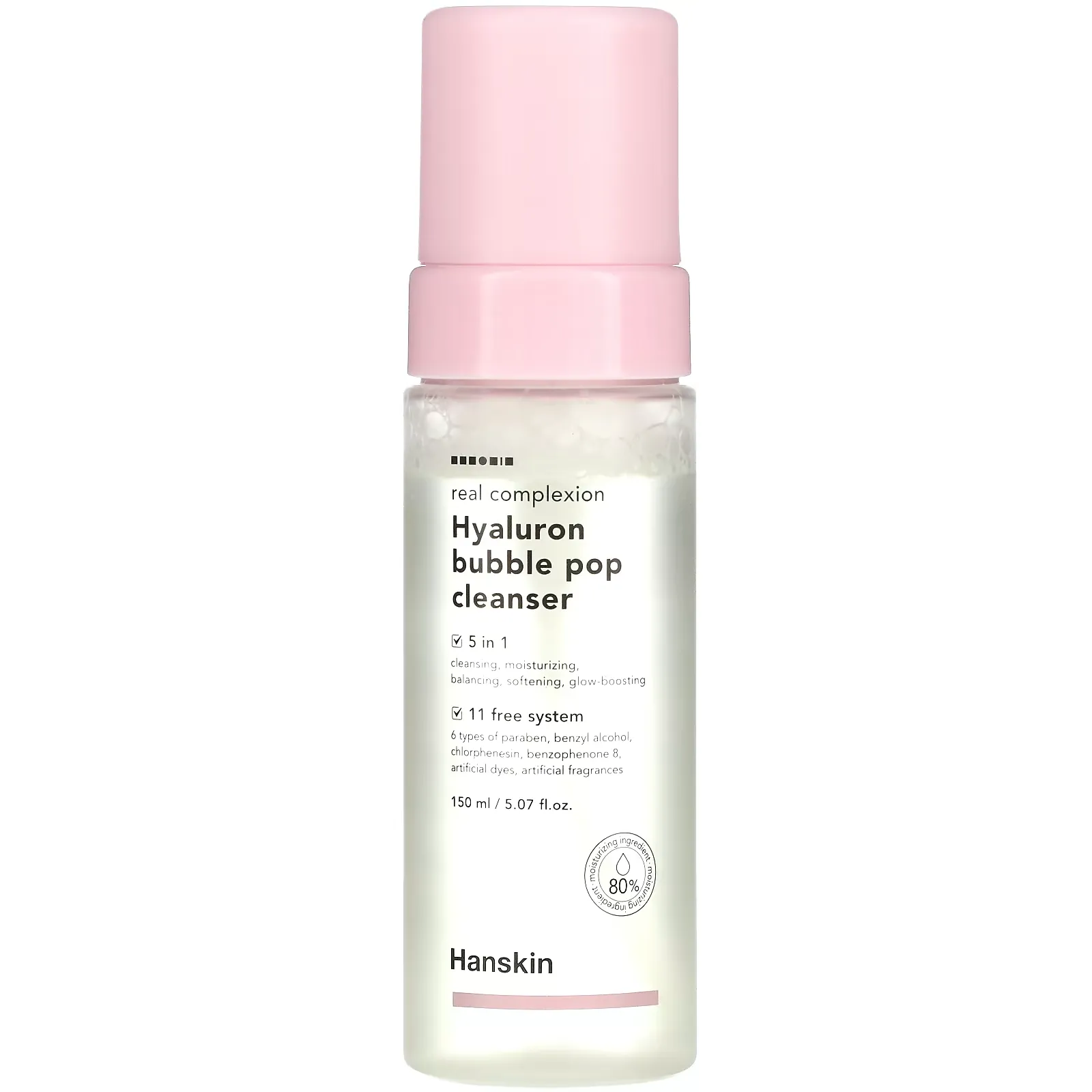 Real Complexion, Hyaluron Bubble Pop Cleanser, 5.07 fl oz (150 ml)