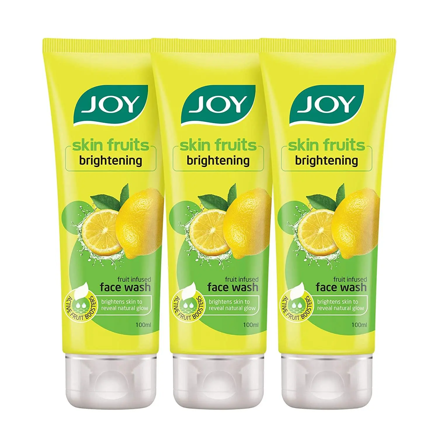 Joy Skin Fruits Lemon Brightening Face Wash ( Pack of 3X100 ml )