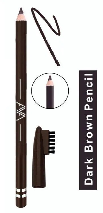 AYA Waterproof Eyebrow Pencil With Brush (Dark Brown)