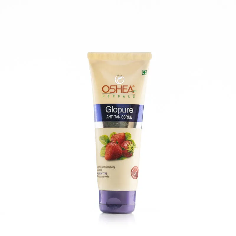 Oshea Herbals Glopure Anti Tan Strawberry Scrub