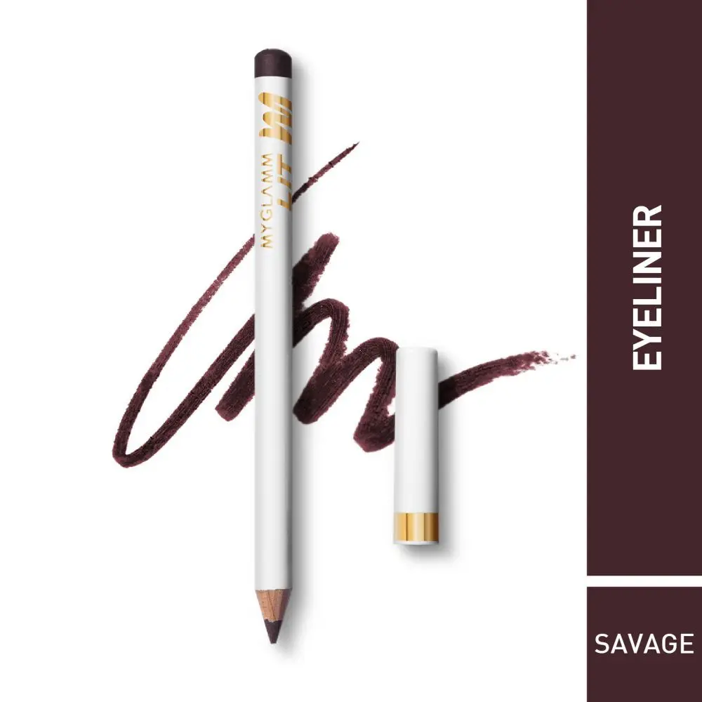 MyGlamm LIT Matte Eyeliner Pencil-Savage-1.14gm