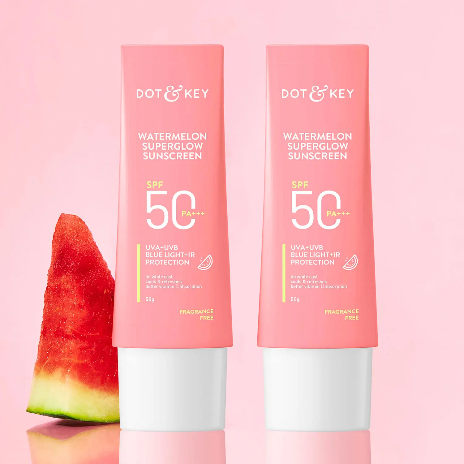 Bestselling Watermelon SPF 50 PA+++ Cooling Sunscreen Duo