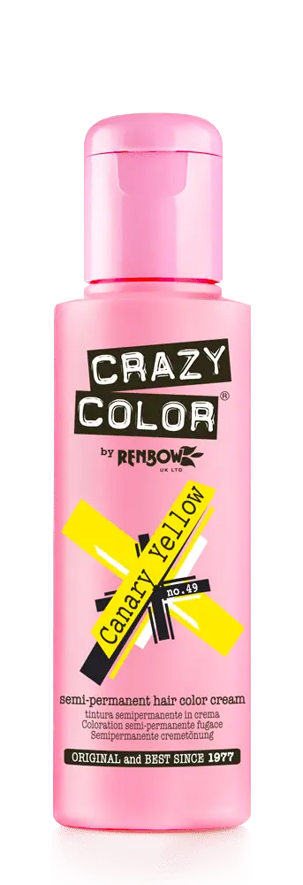 CRAZY COLOR CANARY YELLOW-49 - 100 ML Bottle