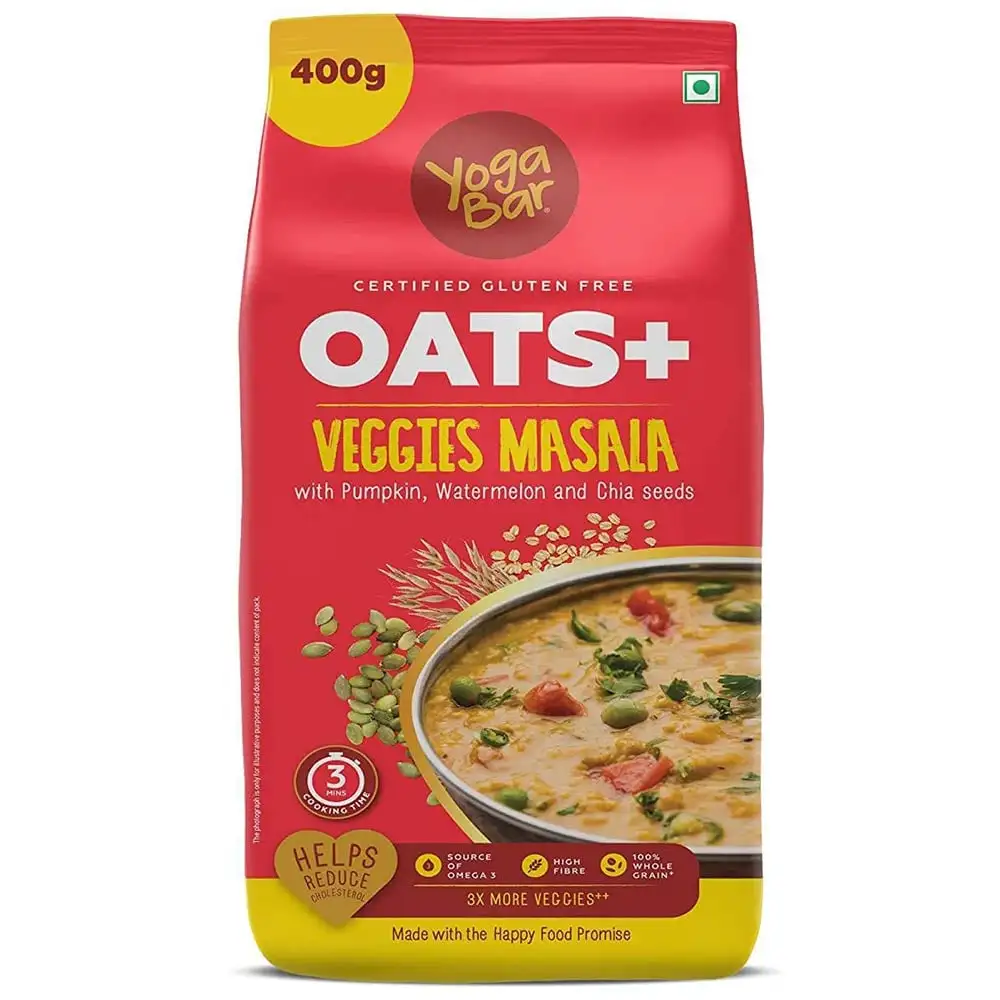 Yogabar Super Oats,  Veggie Masala  0.400 kg