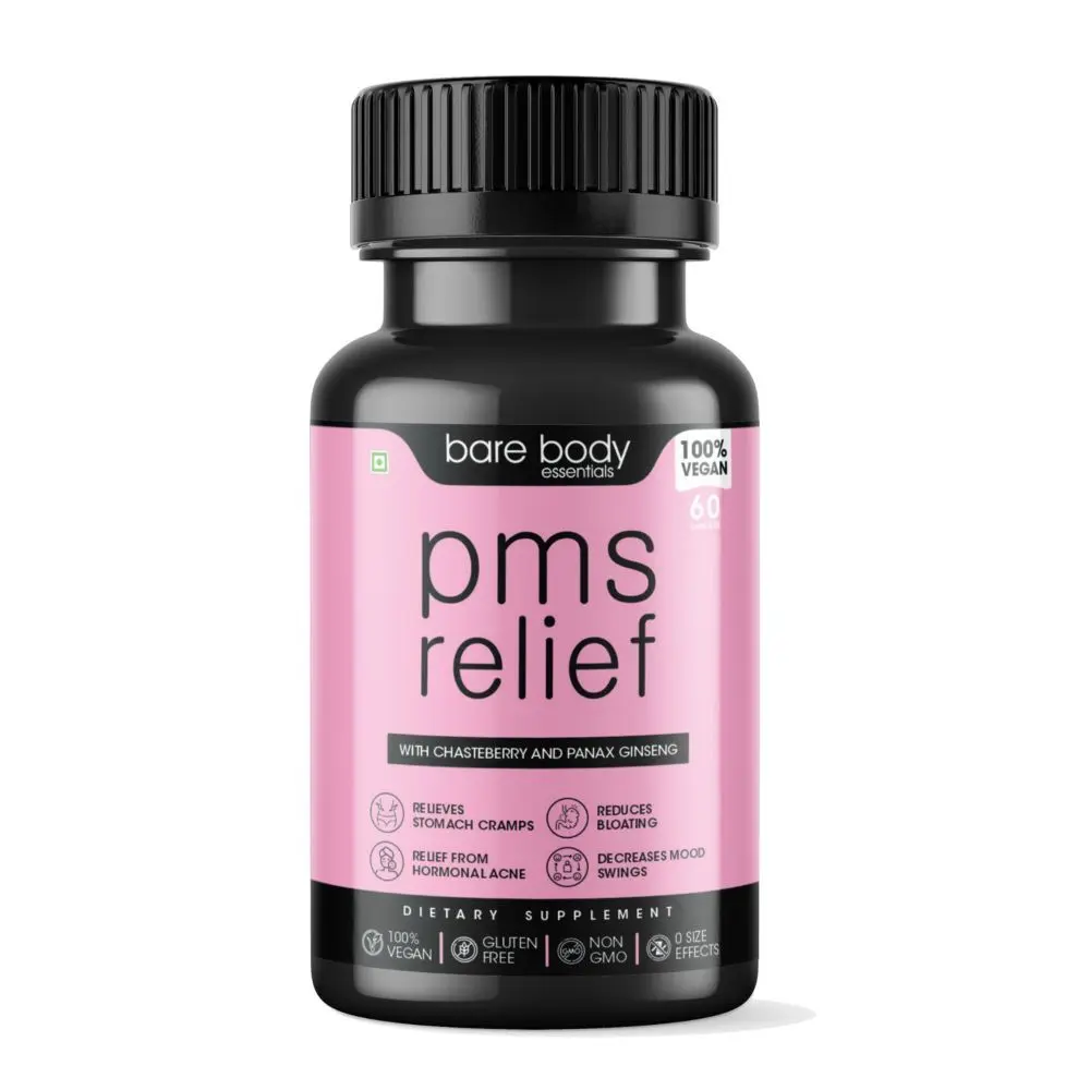 Bare Body Essentials PMS Relief - 60Capsules