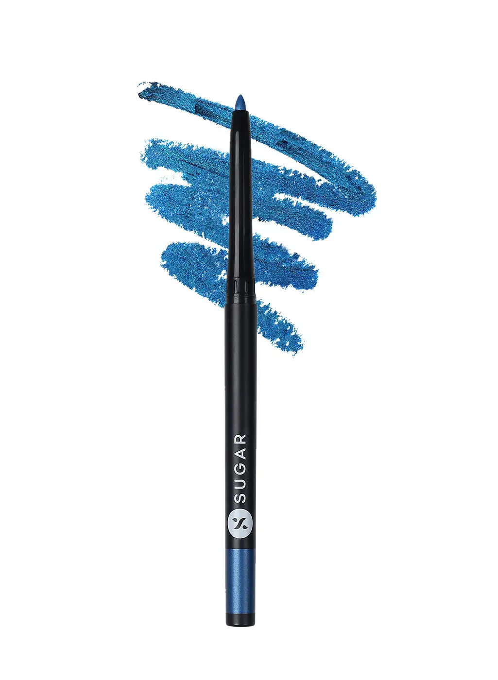 SUGAR Cosmetics - Kohl Of Honour - Intense Kajal - 06 Blue Moon (Blue Kajal) - Ultra Creamy Texture, Smudge Proof, Water Proof Kajal, Long Lasting Eye Pencil, Lasts Up to 12 hours