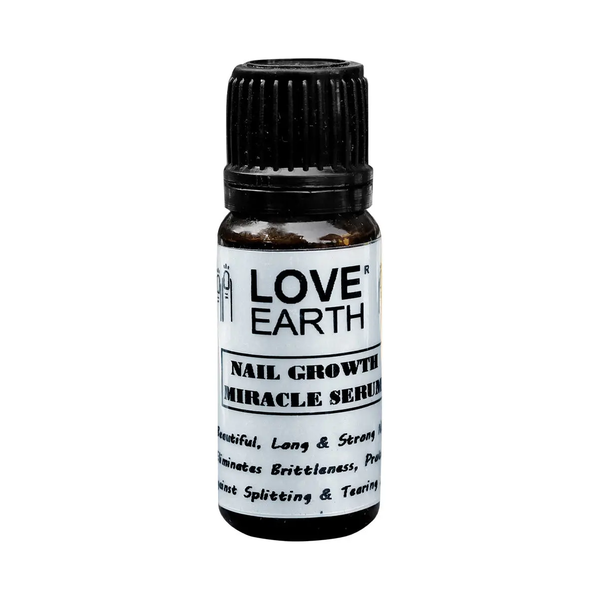 Love Earth Nail Growth Serum With Vitamin C Oil And Neem Extract For Brittle And Weak Nails 10ml