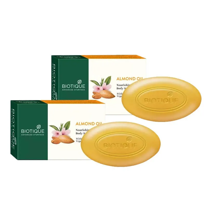 Biotique Bio Almond Oil Nourishing Body Soap - Pack of 2