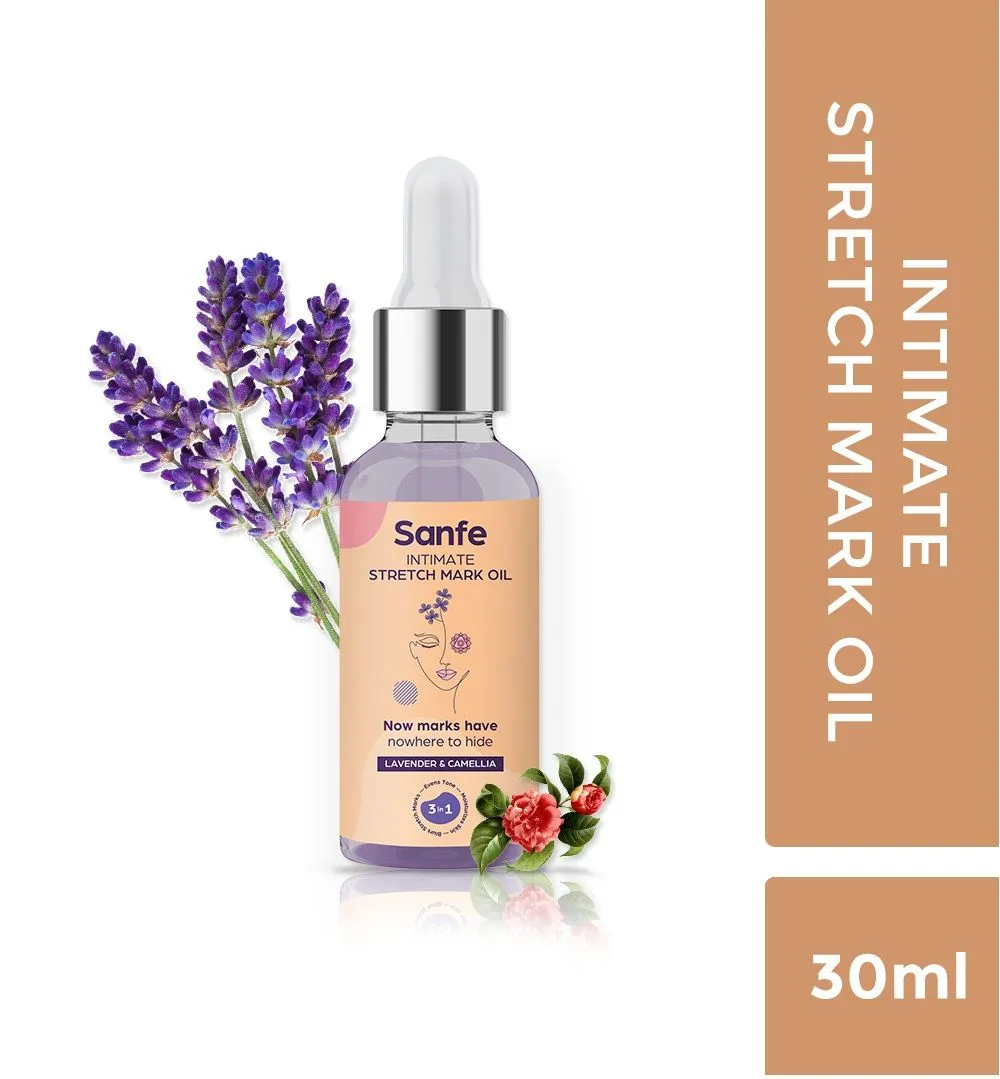 Sanfe Intimate Stretch Mark Oil with Lavender& Camellia