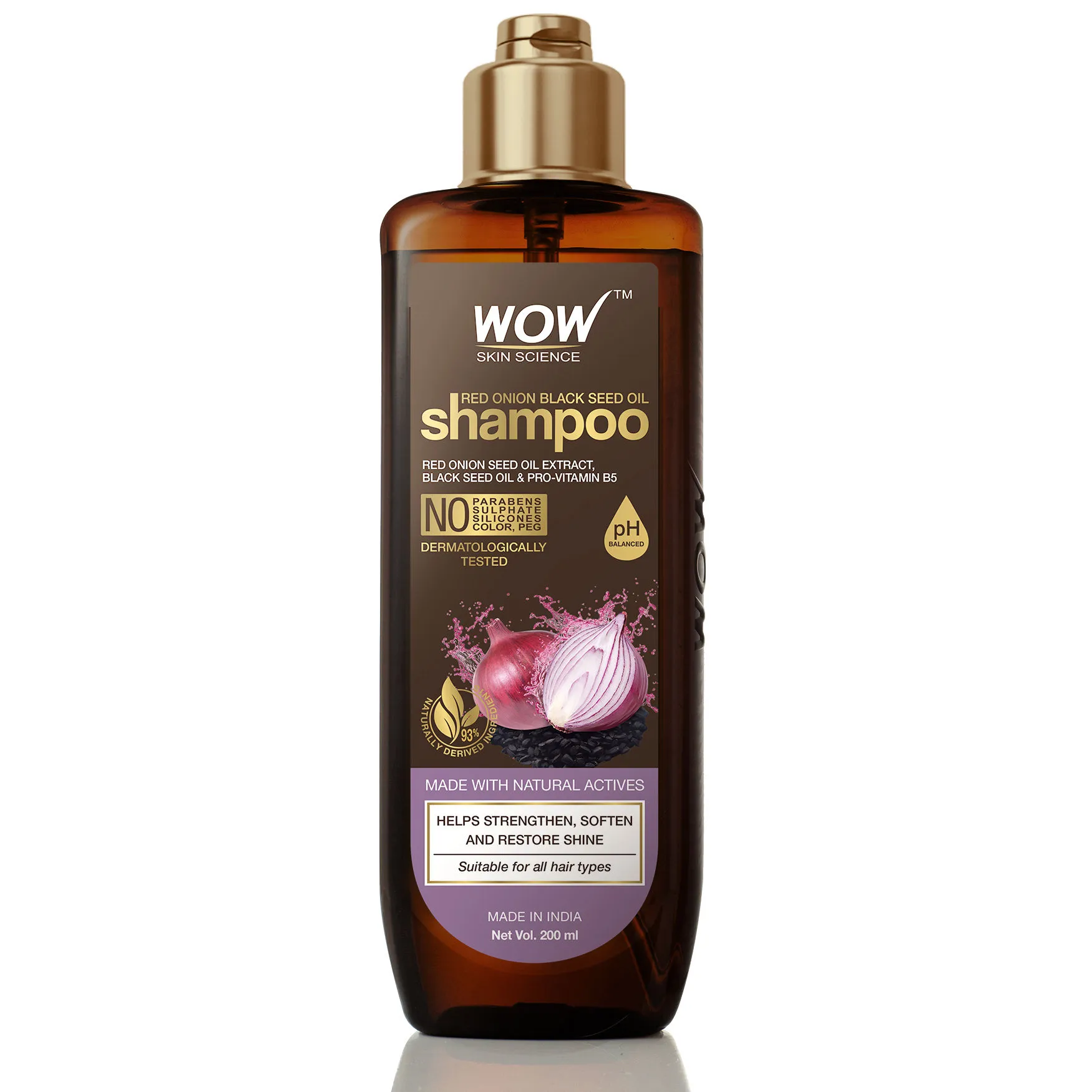 WOW Skin Science Onion Oil Shampoo