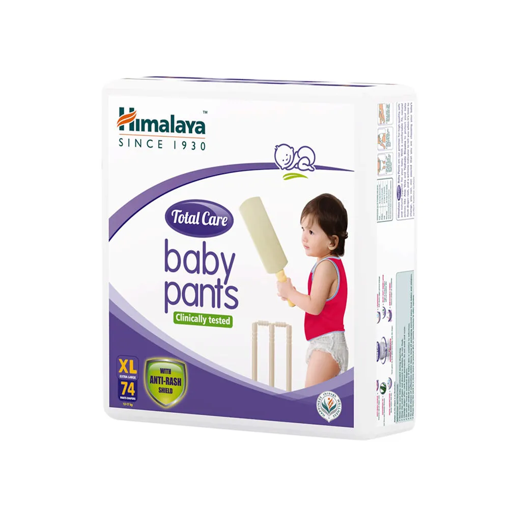 Himalaya Total Care Baby Pants Diapers, XL (74 Count)