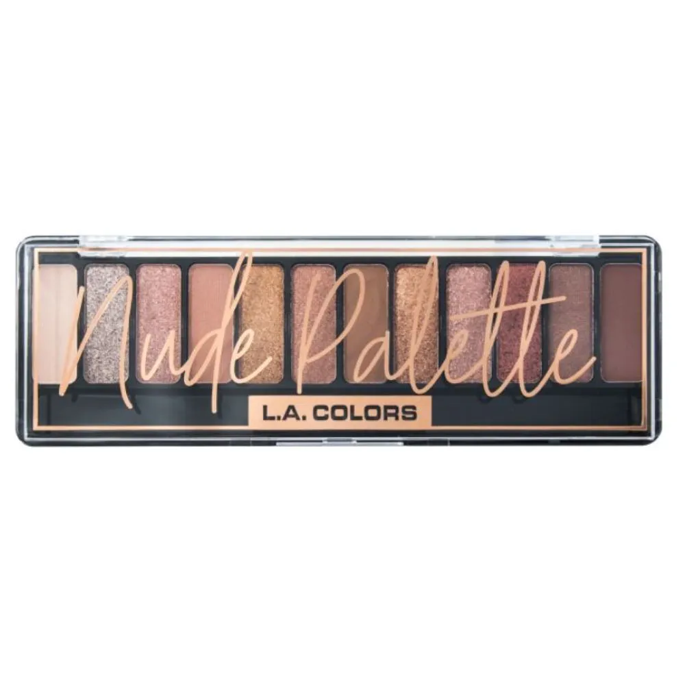 L.A. Colors 12 Color Enchanting Stocking Suffer Eyeshadow Palette - Nude