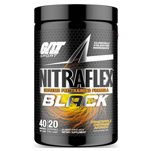 Nitraflex Black - Pineapple Orange Mango - 40 Servings