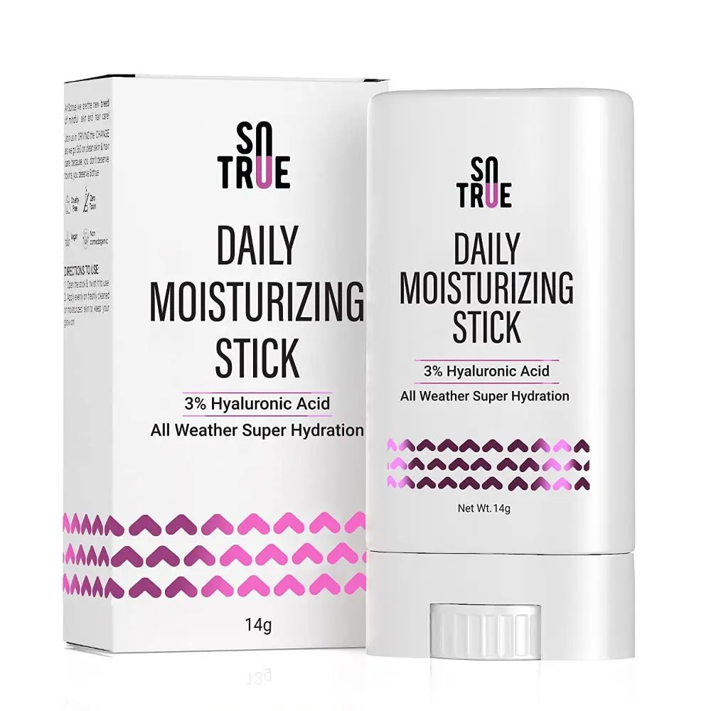 Sotrue Daily Moisturizer For Face | 3% Hyaluronic Acid Moisturizing Stick | Fast Absorbing, Lightweight & Non Sticky | All Weather Face Moisturizer For Women & Men | For All Skin Types | 14g