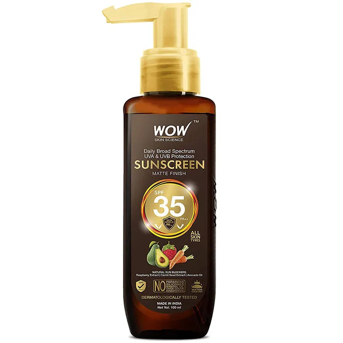 WOW Skin Science Matte Finish Sunscreen Spf 35 Pa++